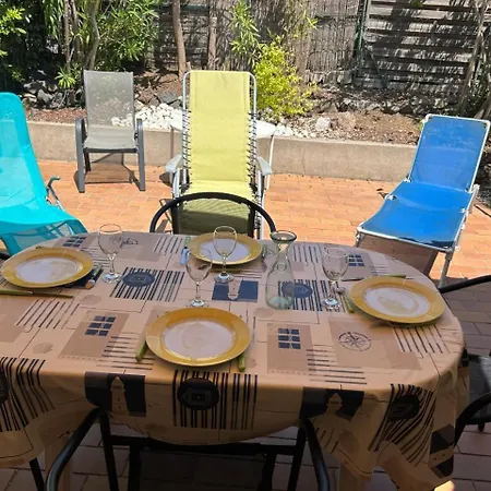 Mas Du Soleil Jolie Mitoyenne Climatisee 3 Pieces Mezzanine Mt St Martin Cap D'agde Apartament